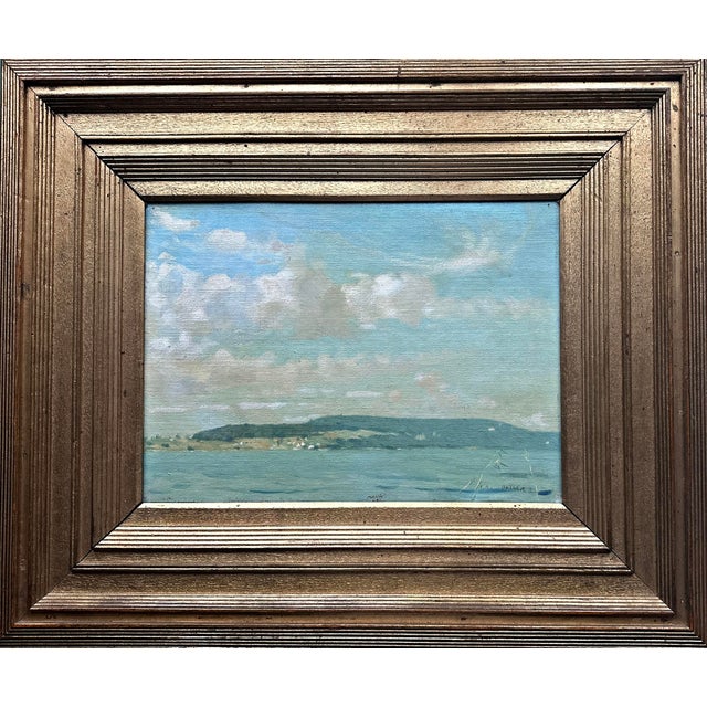 Edward Riche Butler, Sommer Landscape, 1890s, Oil on Canvas For Sale - Image 9 of 9