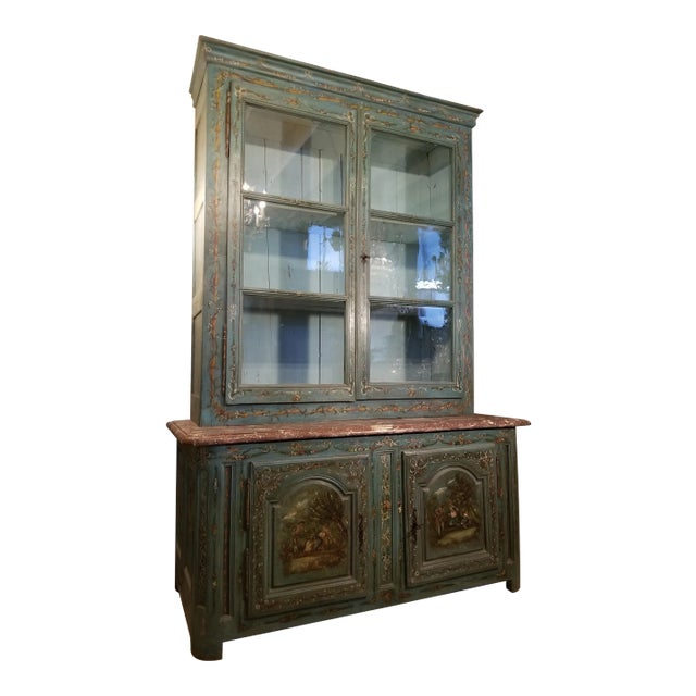 18th Century French Painted Buffet For Sale