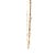 Modern Vintage 14k-18k Yellow Gold Bar Stick Link Pearl Opera Necklace 34'long For Sale - Image 3 of 5