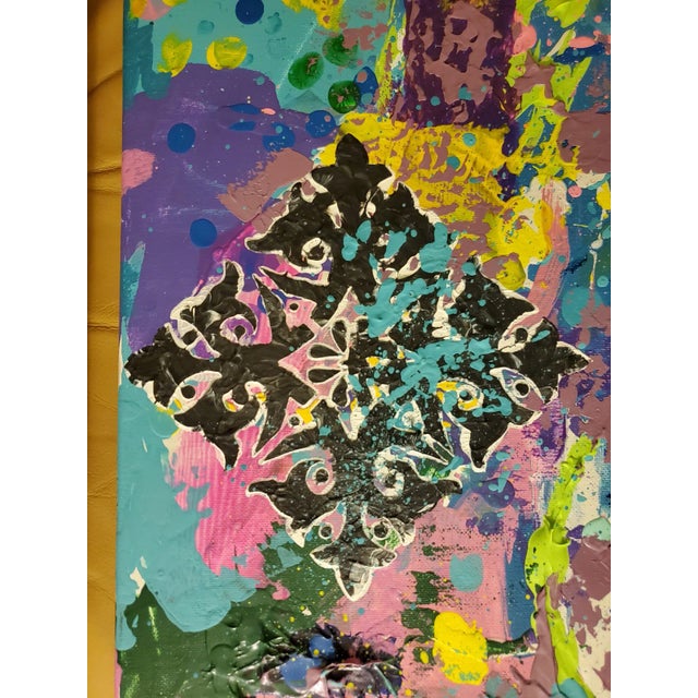 Abstract Majesty Abstract Acrylic on Canvas by Sharon For Sale - Image 3 of 6