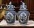 Mid 20th Century Pair of Mid-Century Dutch Delft Blue and White Faience Ginger Jars For Sale - Image 5 of 10