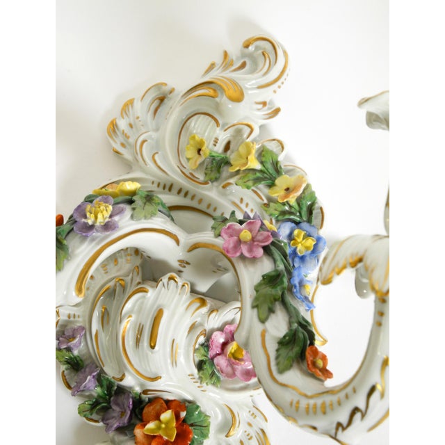 Mid-Century Modern Porcelain Wall Lamps, 1950s, Set of 2 For Sale - Image 11 of 18