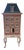 Vintage Hand-Painted French Château Dollhouse Cabinet For Sale
