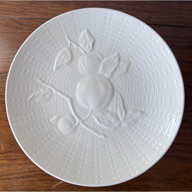 Vintage Rare Creamware Fruit Plates-Set 8-Ed Langbien For Sale In New York - Image 6 of 8