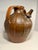 19th Century Antique French Orange Glaze Terracotta Pottery Mélard Walnut Oil Jug Presenting a splendid mélard originating...