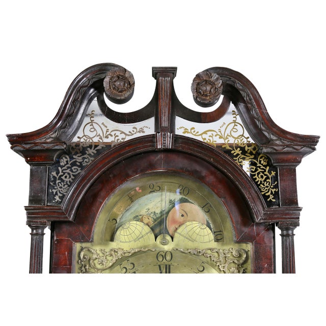 George III Mahogany Longcase Clock by William Taylor of Whitehaven, Cumbria For Sale - Image 10 of 13