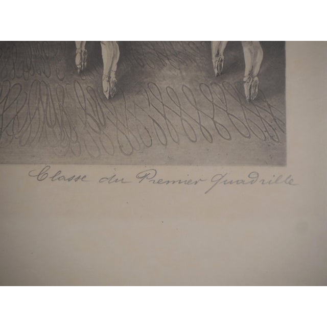 Paul Renouard, Dance Class, 1893, Original Etching For Sale - Image 5 of 7