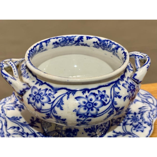 Sugar Bowl or Jam Container by Anemone England for Milton, 1890s For Sale - Image 4 of 16