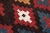 Textile Vintage Kilim Handmade Flatweave Red Geometric Wool Runner 4' 8'' X 8' 10'' For Sale - Image 7 of 11