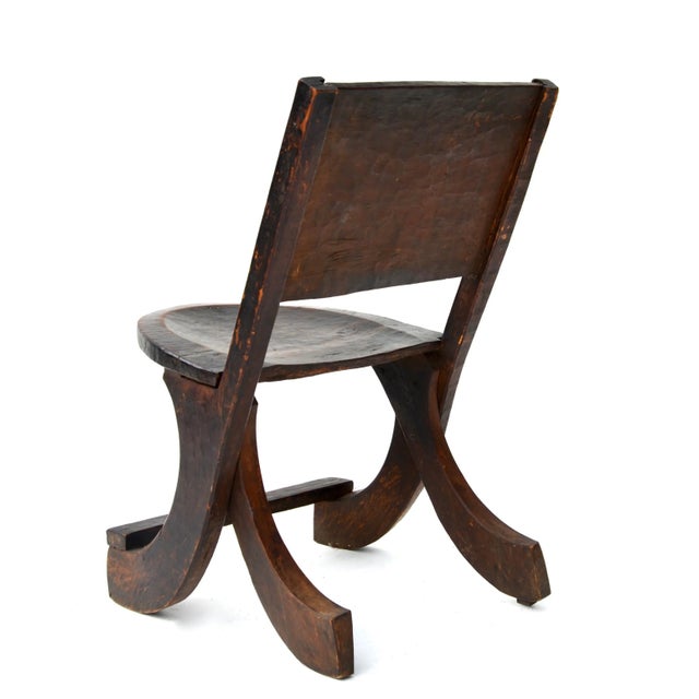 Ethiopian Tribal Chair For Sale In Los Angeles - Image 6 of 7