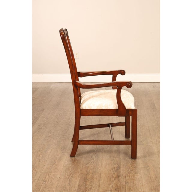 Scarborough House Chippendale Style Pair Of Mahogany Armchairs For Sale - Image 17 of 18