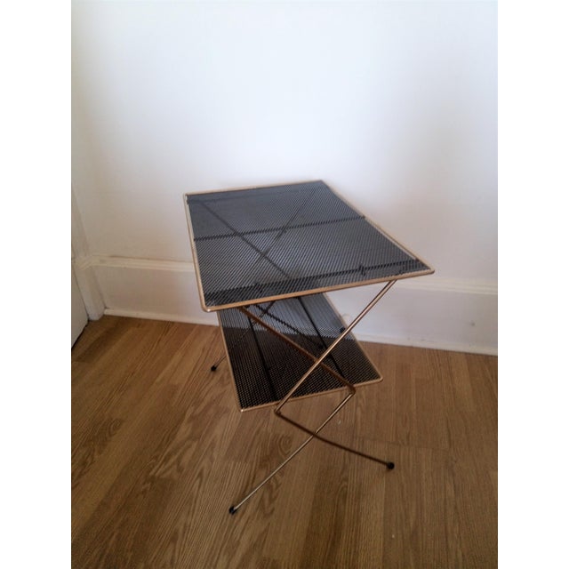 Vintage Side Table in the style of Mategot, 1960s For Sale - Image 4 of 9