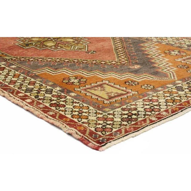 Contemporary 20th Century Turkish Oushak Accent Rug - 3′9″ × 6′6″ For Sale - Image 3 of 5