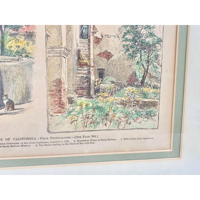 Vintage Missions of California Print For Sale In New Orleans - Image 6 of 11