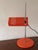 Space Age Height-Adjustable Orange Desk Lamp, 1970s For Sale - Image 10 of 10