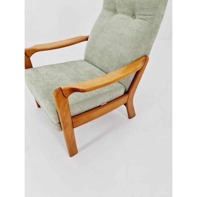 Handpicked by MidAgeVintageDE Vintage from the 1950s Materials: fabric, wood Overall width: 72 centimetres Overall height:...