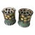 1990s Mackenzie Childs “Heirloom” Collection Tumblers - a Pair For Sale