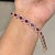 Art Deco 8.83ct Oval Cut Natural Red Ruby and Diamond Tennis Bracelet in 14k Yellow Gold For Sale - Image 3 of 18