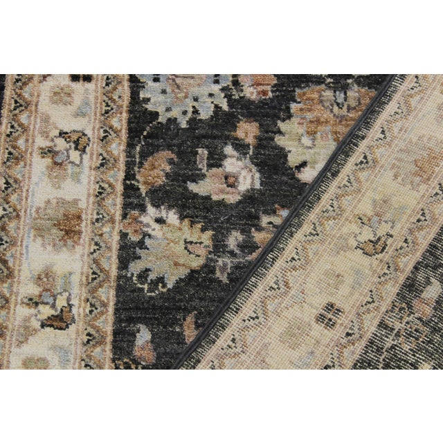 Ivory Boho Chic Ziegler Gray/Ivory Wool Runner Rug- 2'8'' X 8'1'' For Sale - Image 8 of 10