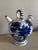 Vintage Spanish Blue & White Decorated Water Jug For Sale In Philadelphia - Image 6 of 9