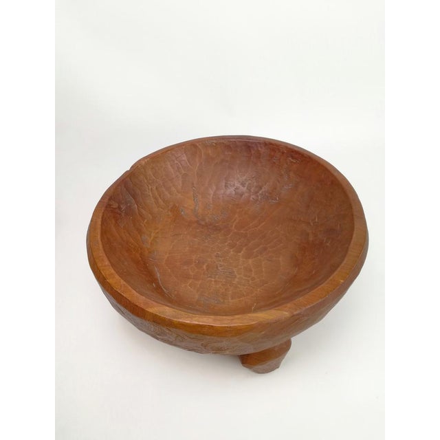 Large Tribal African Coffe Table in Carved Wood with Legs For Sale - Image 9 of 18