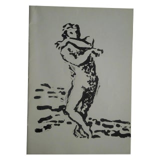 1970s Ltd. Ed. Folio Size Abstract Etching For Sale