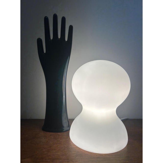 Opaline glass lamp produced by Habitat This piece has an attribution mark, I am sure that it is completely authentic and...