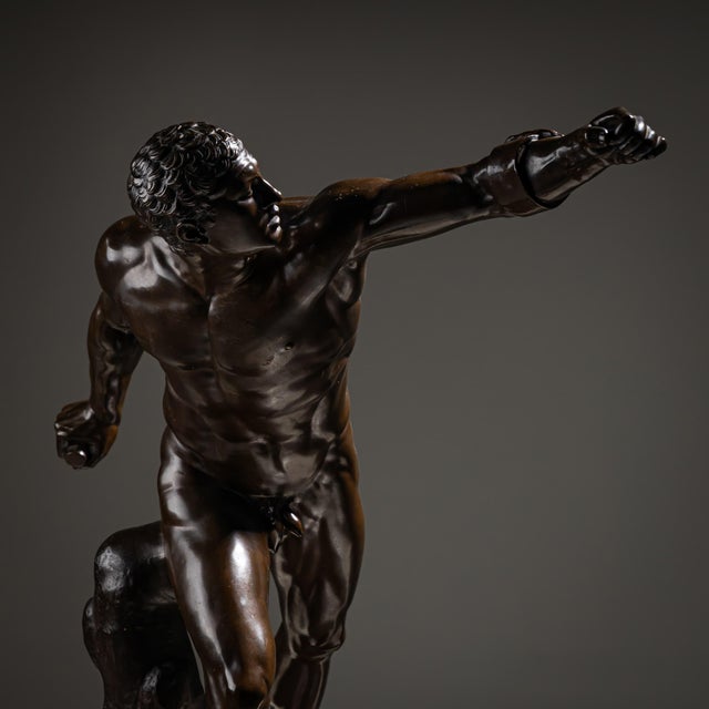 Borghese Gladiator in Bronze, Foundry F. Barbedienne, 2nd Half 19th Century For Sale - Image 16 of 16
