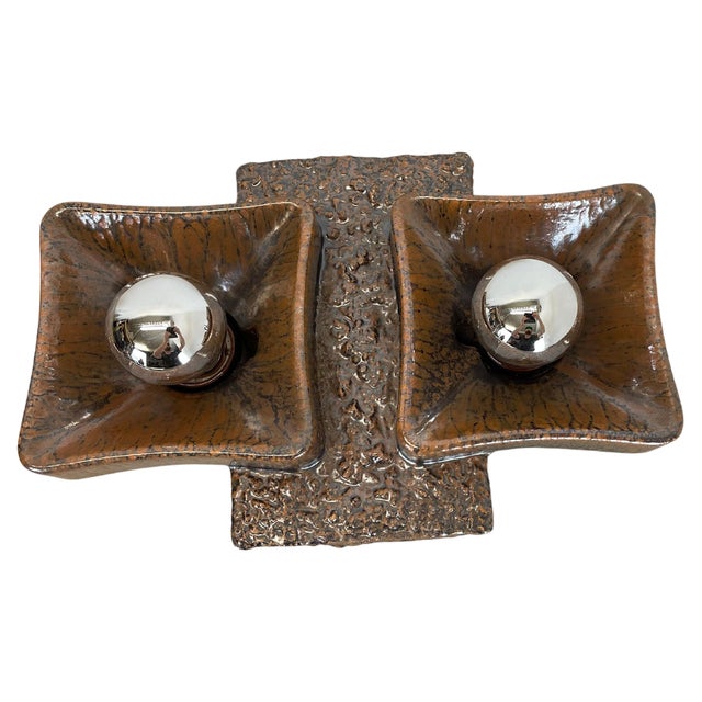 Vintage German Pop Art Fat Lava Wall Light from Traudl Brunnquell, 1960s For Sale