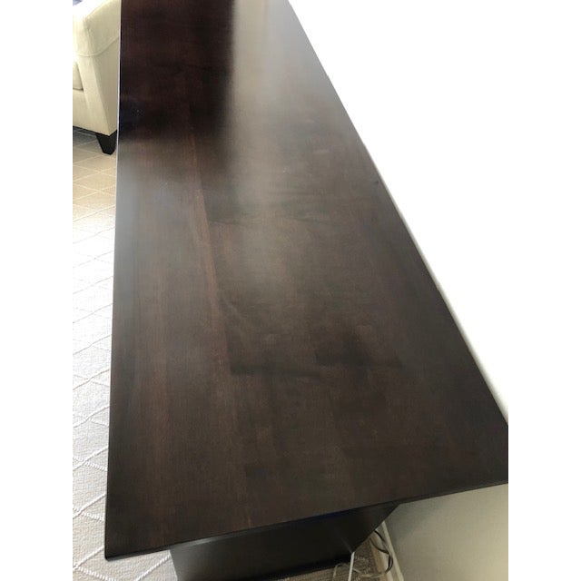 Pottery Barn Bedford Espresso Brown Rectangular Desk Chairish