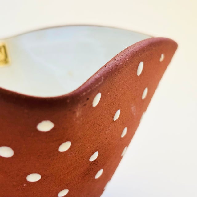 Ceramic Mid Century Graveren Norway Pottery Bowl For Sale - Image 7 of 13