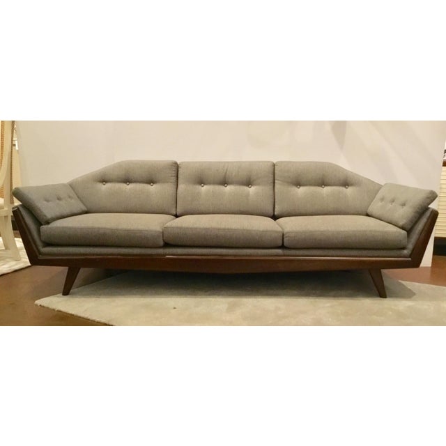 Mid Century Modern Style Studio A Gray Greta Sofa Chairish
