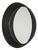 Mid-Century Ebanil Wall Mirror by Gino Colombini for Kartell, Milan, Italy, 1960s For Sale