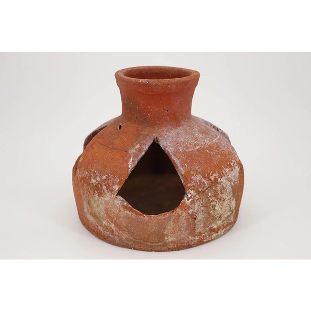 18th Century Portuguese Baroque Terracotta Table Lantern For Sale - Image 4 of 12