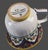 Vintage Hand Painted Terra Cotta Italian Deruta Grazia Pottery Cup & Saucer For Sale - Image 6 of 8