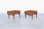 Mid-Century Modern Sculptural Walnut Nightstands / Side Tables, 1960s For Sale - Image 4 of 12