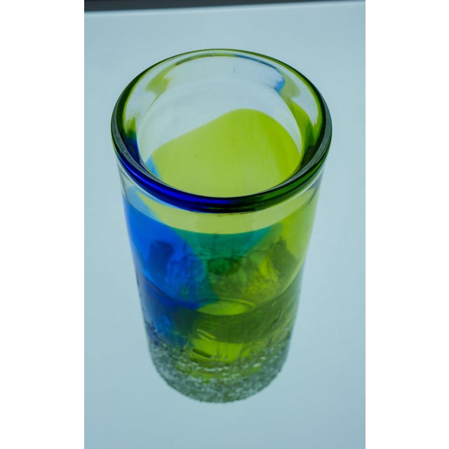 Scandinavian Art Glass Unik Vase by Göran Wärff Kosta for Kosta Boda, Sweden, 1980s For Sale - Image 12 of 14