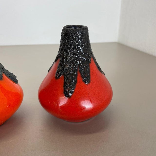 Ceramic Studio Pottery Vases from Roth Ceramics, Germany, 1970s, Set of 2 For Sale - Image 9 of 18