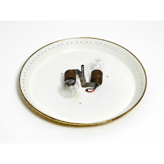 Metal Mid-Century Modern Metal Ceiling Lamp by Ernest Igl for Hillebrand, 1950s For Sale - Image 7 of 18