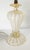 We are selling this gorgeous Italian murano glass lamp. This lamp is very professionally made with white in clear...