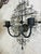 Vintage Iron Wall Sconces, a Pair For Sale - Image 4 of 9