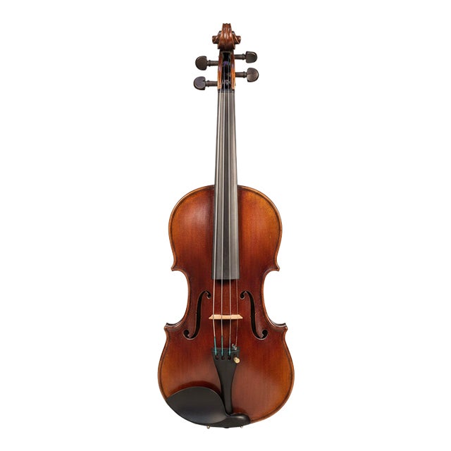 Antique Full-Size Violin Labeled 'Nicholas Amatus' With 2002 Beckett & Blackerby Appraisal, Case & Bow For Sale