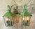 American Pair of Vintage Solid Brass Wall Lantern For Sale - Image 3 of 12
