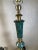 A pair of elegant solid marble and brass table lamps circa 1960s in good working condition