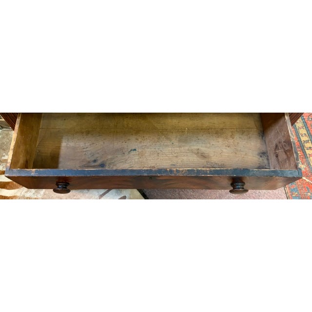 Brown Antique American Grain Painted Chest of Drawers, Original Surface For Sale - Image 8 of 10