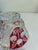 Vintage 5th Avenue Rosalina Ruby Flash Cut Glass Bowl For Sale - Image 10 of 12