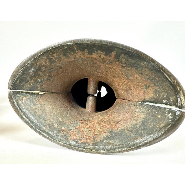 Egiptian Scenes Galvanized Metal Vases, 1900s, Set of 2 For Sale - Image 12 of 15