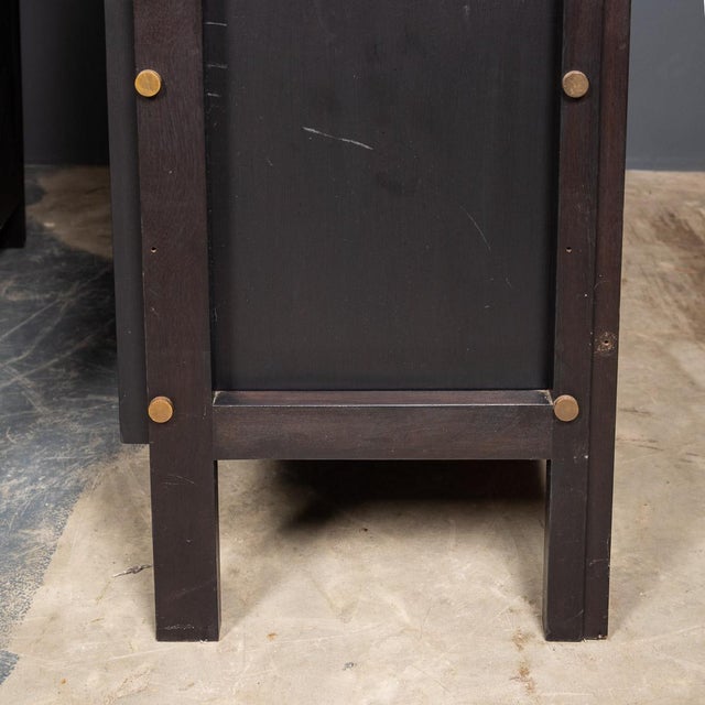 Italian Ebonised Open-Back Shelving Units, 1970s, Set of 2 For Sale - Image 3 of 18