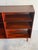 Wood Rosewood Bookcase Small Open Double Column Shelving Unit Made in Denmark 1960s For Sale - Image 7 of 10
