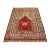 1920 3'10"x5'4" Pompeain Red Hand Knotted Antique Bergama Prayer Wool Oriental Rug For Sale
